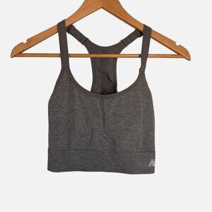 New Balance Bra Women's Size XL Gray Athletic Sports Racerback Training Running